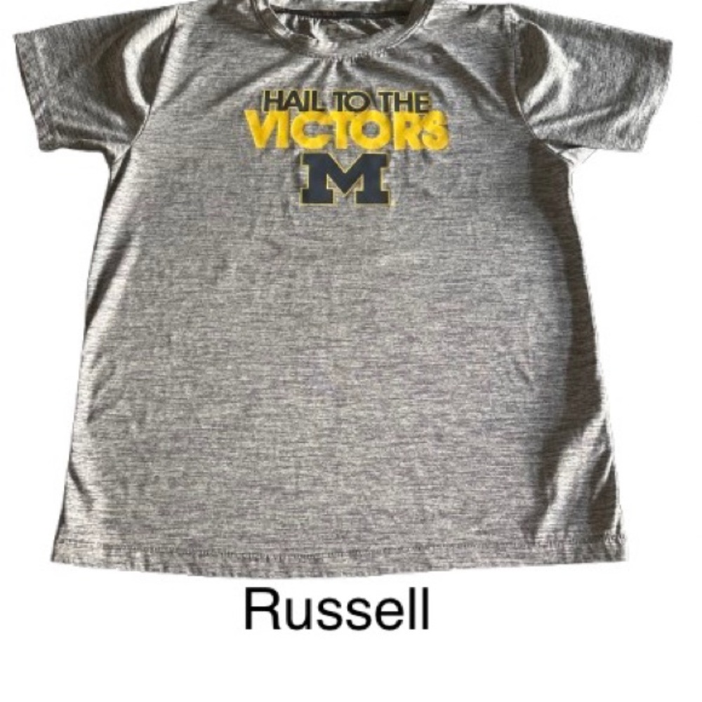 Russell Athletic boys Michigan shirt